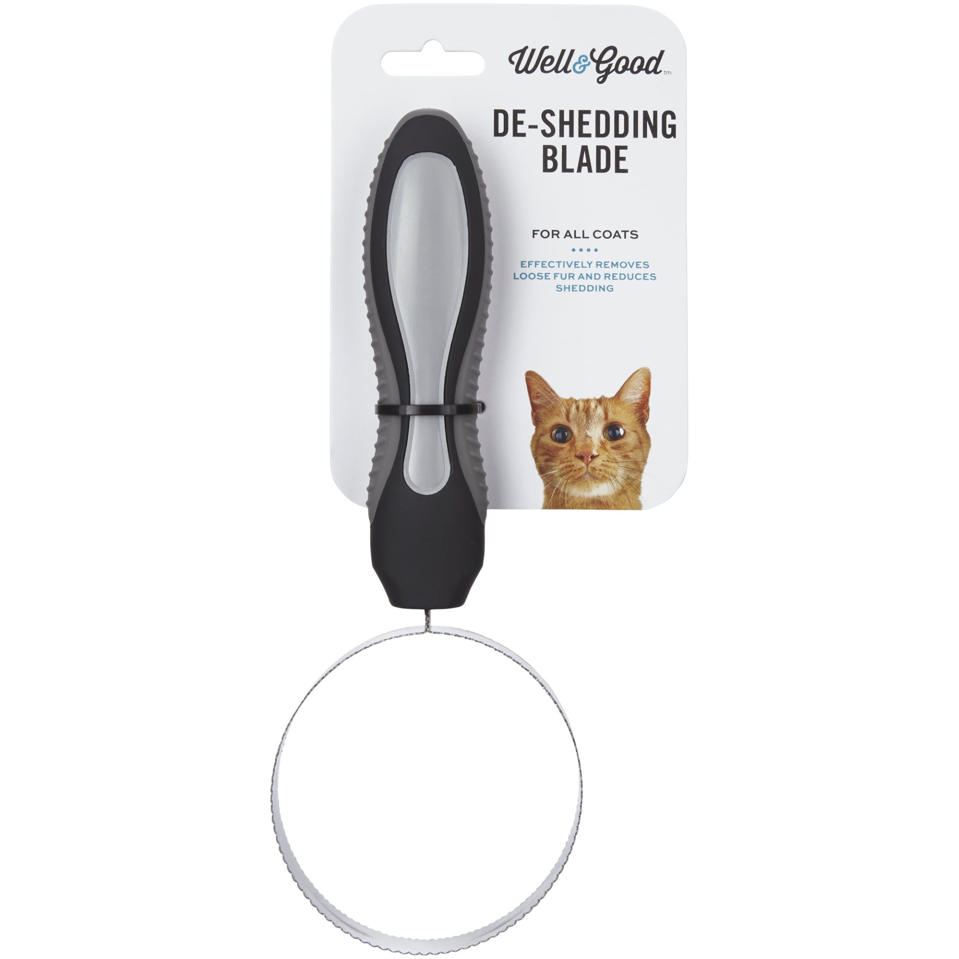 slide 1 of 1, Well & Good De-Shedding Cat Blade, 1 ct