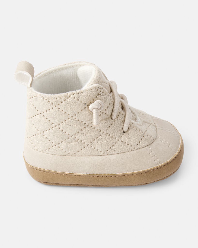 slide 3 of 6, Carter's Baby Girl Sherpa Duck Boots - Ivory Cream 4, 1 ct