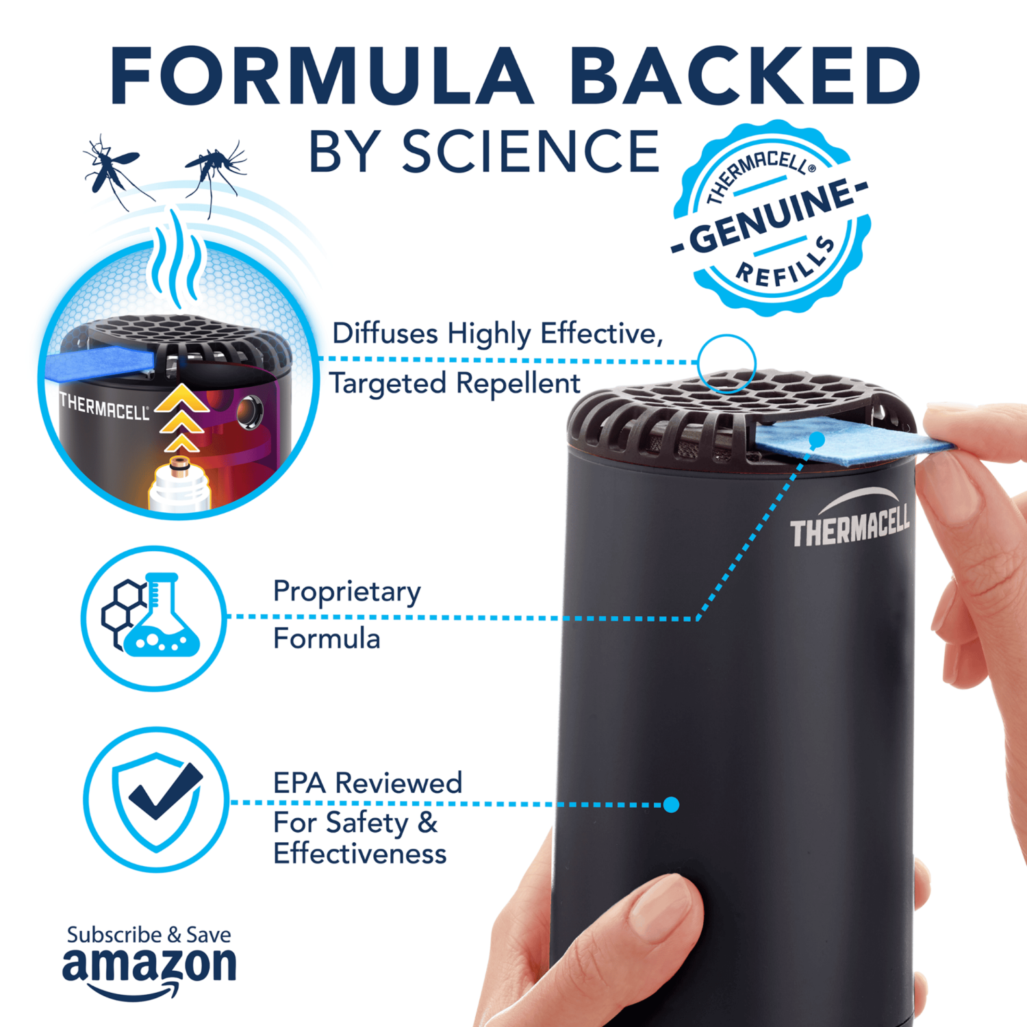 slide 3 of 8, Thermacell Mosquito Repellent Refill Value Pack 1 Each, 1 ct