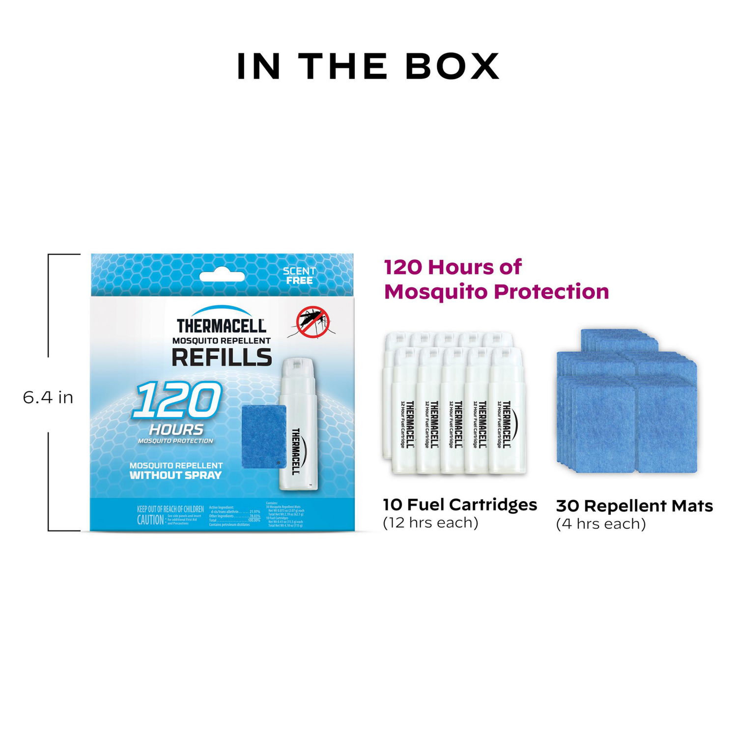 slide 8 of 8, Thermacell Mosquito Repellent Refill Value Pack 1 Each, 1 ct