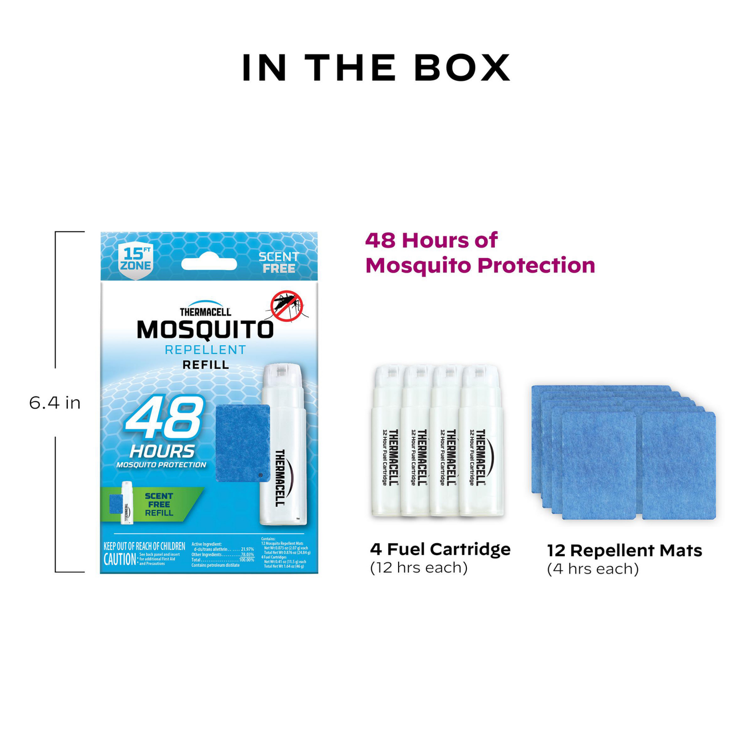 slide 6 of 6, Thermacell Refills, 12 ct