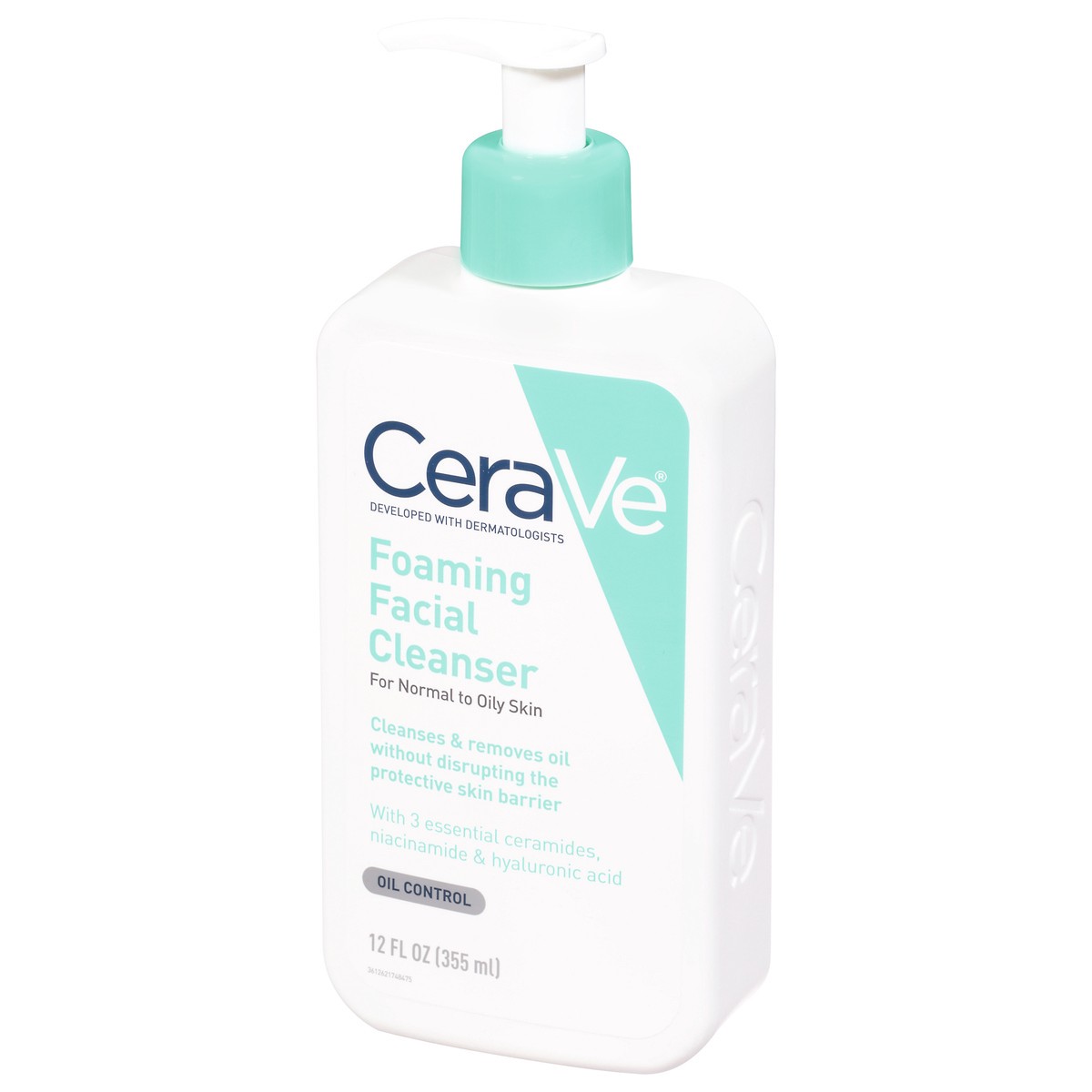 slide 2 of 12, CeraVe Oil Control Foaming Facial Cleanser 12 fl oz, 12 fl oz
