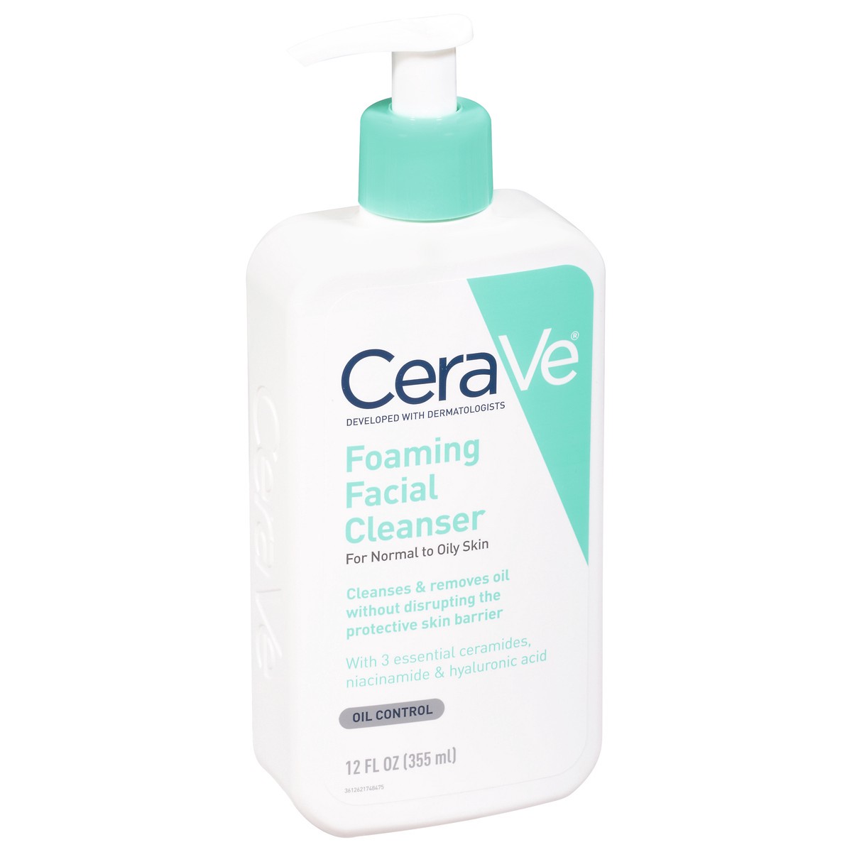 slide 12 of 12, CeraVe Oil Control Foaming Facial Cleanser 12 fl oz, 12 fl oz