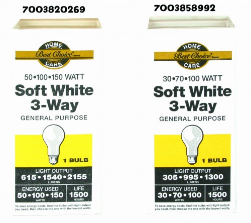 slide 1 of 1, Best Choice Soft White 30/70/100 3-Way Bulb, 1 ct