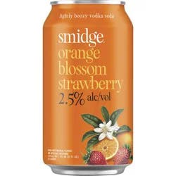 Smidge Strawberry Vodka Soda - 4 pk