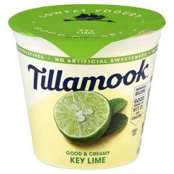 Tillamook Key Lime Low-Fat Yogurt, 6 oz