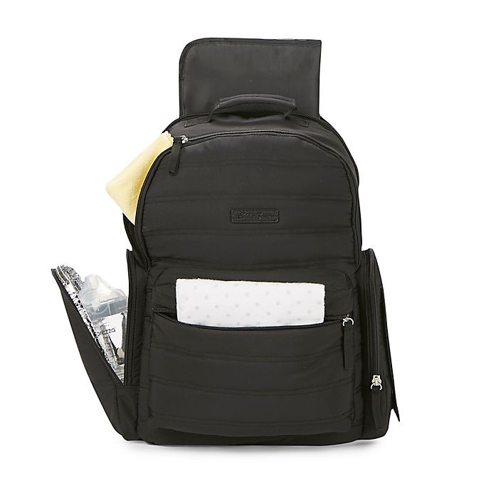 slide 8 of 12, Eddie Bauer Places & Spaces Lost Lake Diaper Backpack - Black, 1 ct