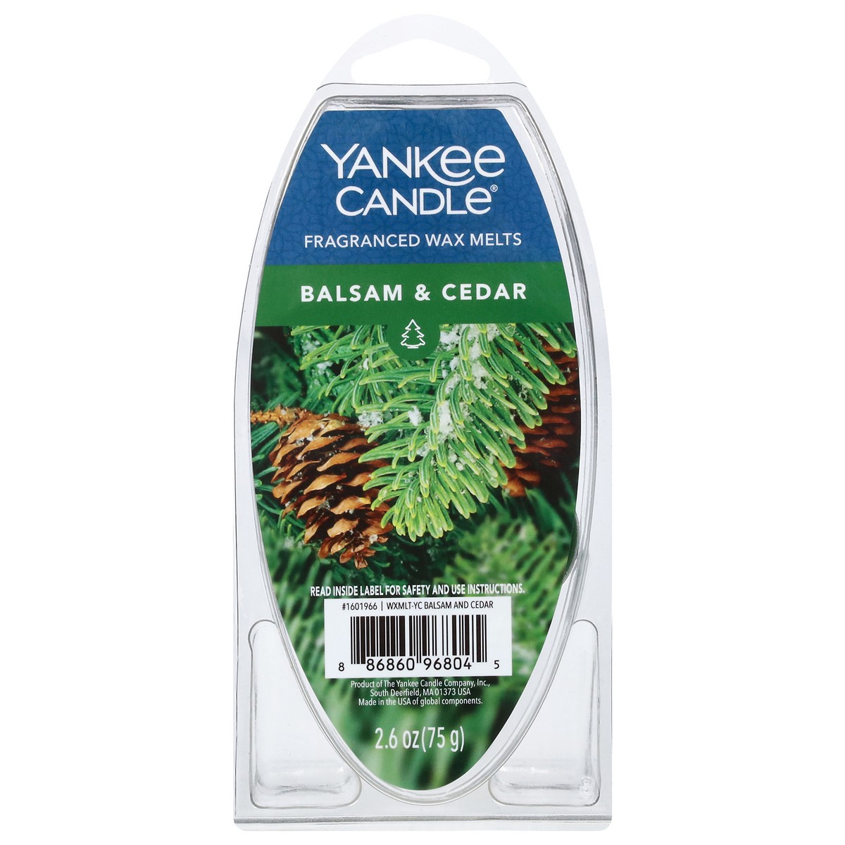 slide 1 of 9, Yankee Candle Fragranced Balsam & Cedar Wax Melts 2.6 oz, 2.6 oz