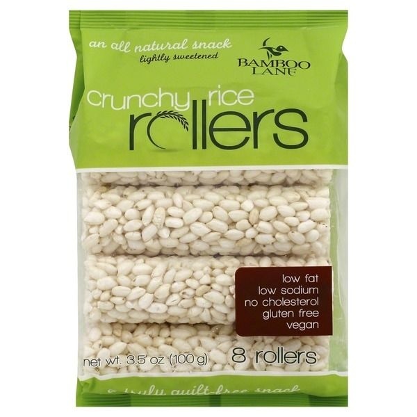 slide 1 of 1, Crunchy Rollers Rice Snacks Classic White, 