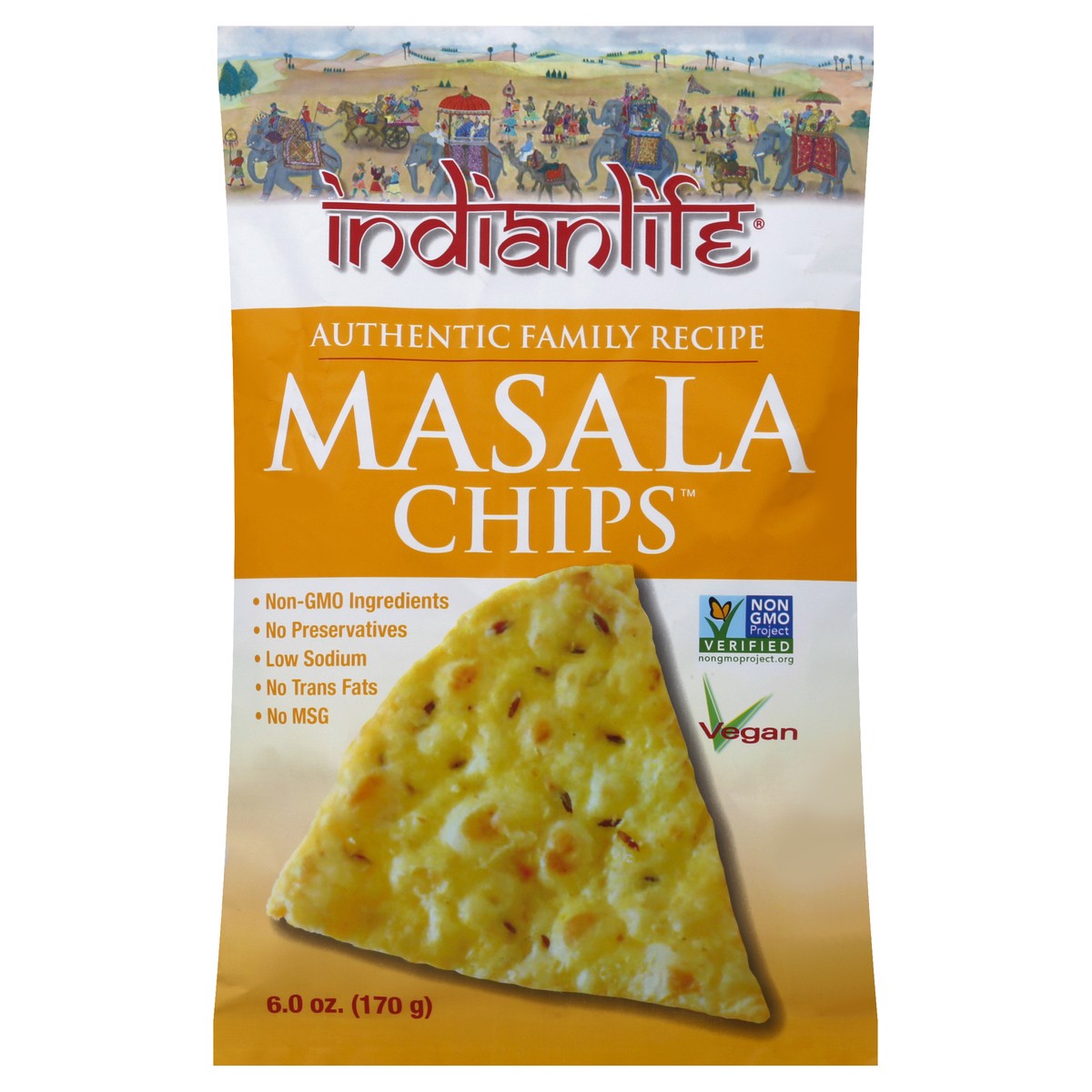 slide 6 of 6, Indianlife Masala Chips 6 oz, 6 oz