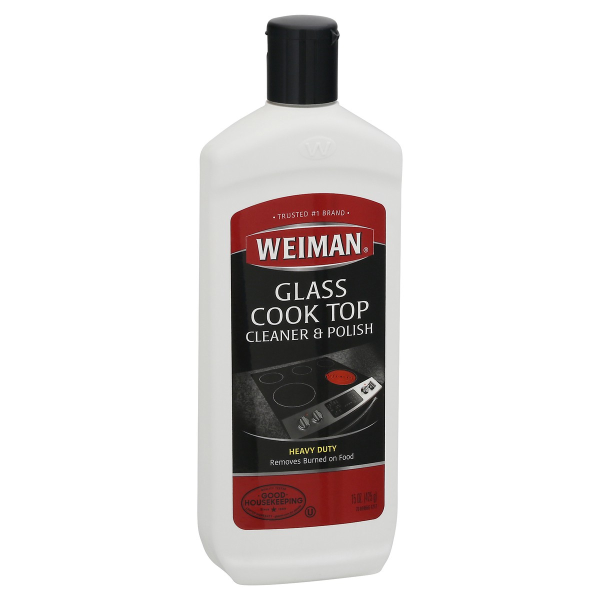 slide 3 of 9, Weiman Heavy Duty Glass Cook Top Cleaner & Polish 15 oz, 15 oz