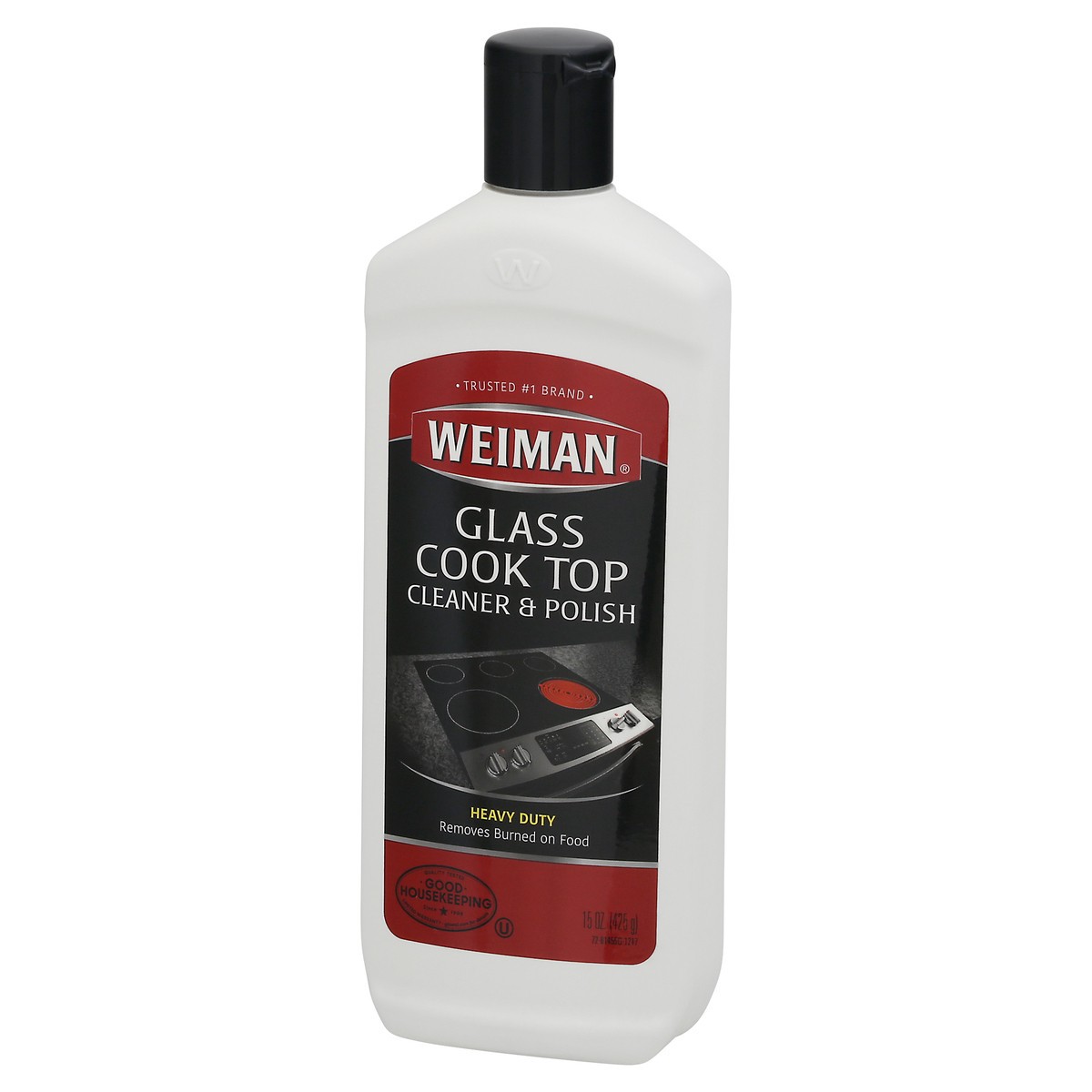 slide 3 of 9, Weiman Heavy Duty Glass Cook Top Cleaner & Polish 15 oz, 15 oz