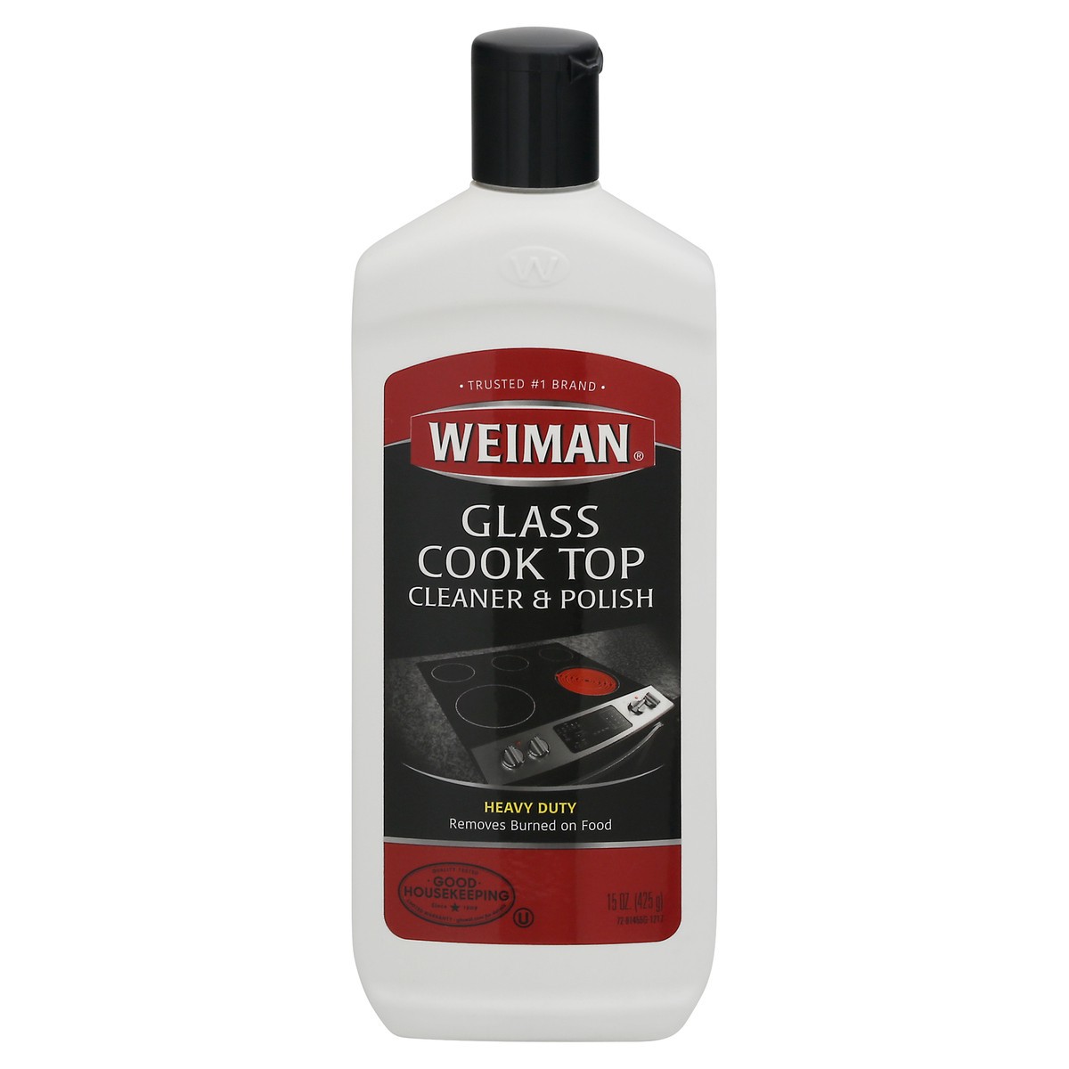 slide 1 of 9, Weiman Heavy Duty Glass Cook Top Cleaner & Polish 15 oz, 15 oz
