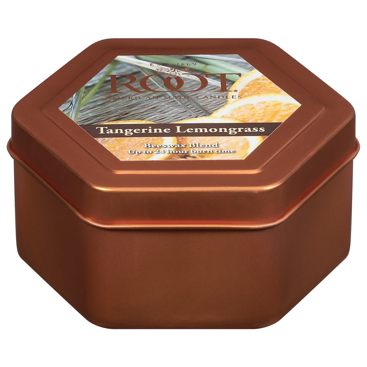 slide 4 of 4, Root Tangerine Lemongrass Candle 1 ea, 1 ct