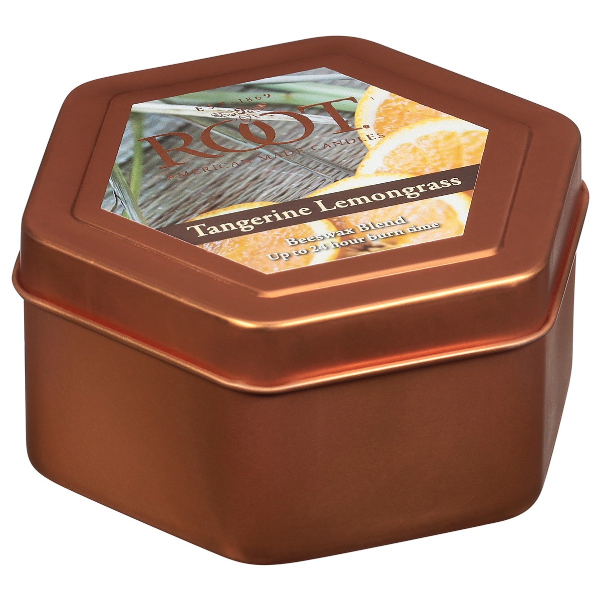 slide 2 of 4, Root Tangerine Lemongrass Candle 1 ea, 1 ct