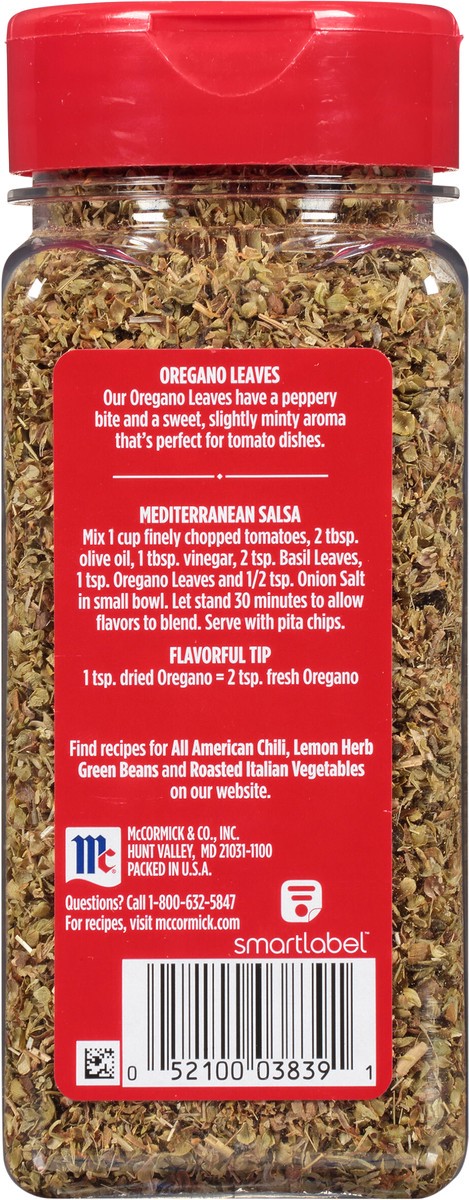 slide 6 of 9, McCormick Oregano Leaves, 2.12 oz