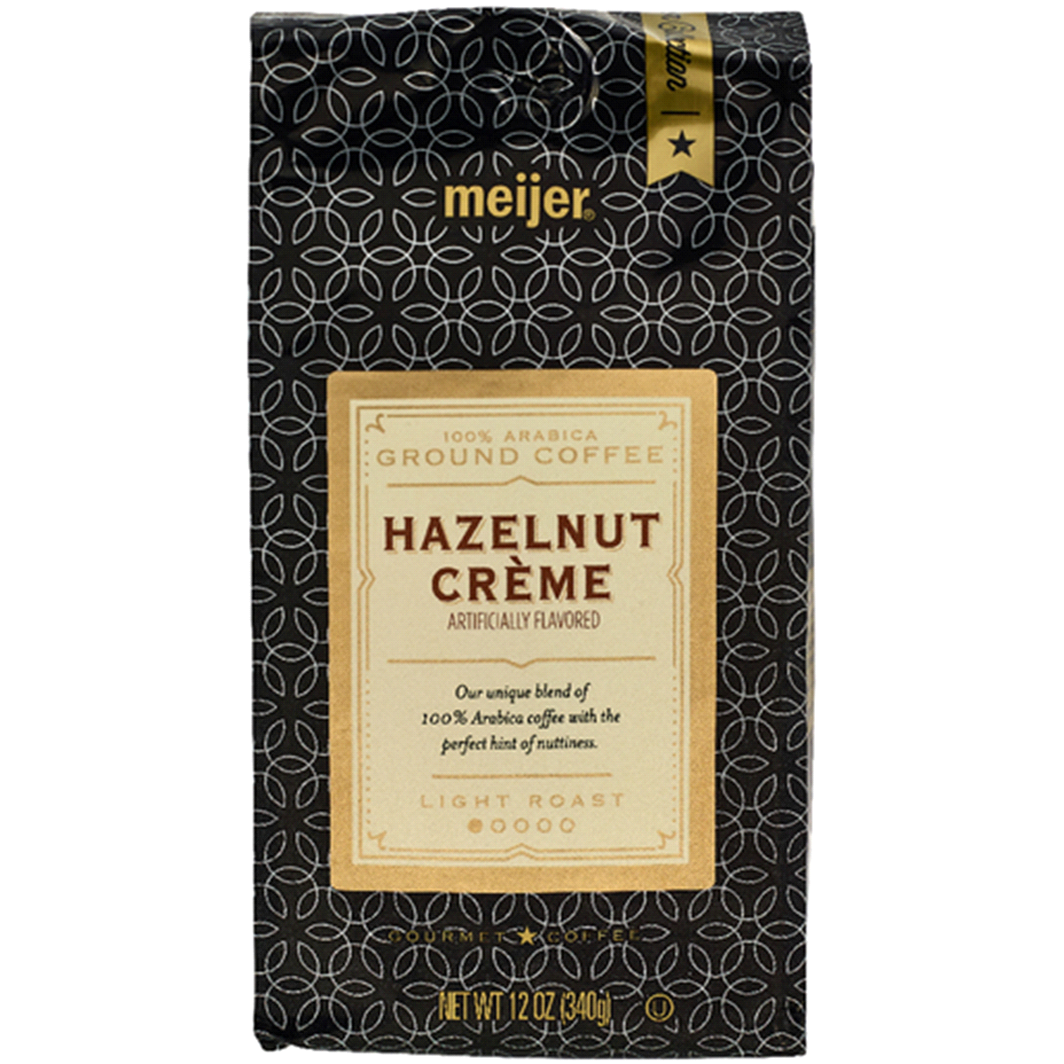 slide 1 of 1, Meijer Gold Ground Coffee, Hazelnut Creme, 12 oz