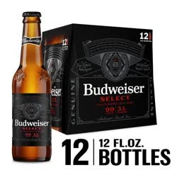 Budweiser Select Full-Flavored Lager Beer 12 ea