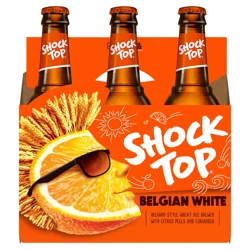 Shock Top 6 Pack Belgian White Beer 6 ea