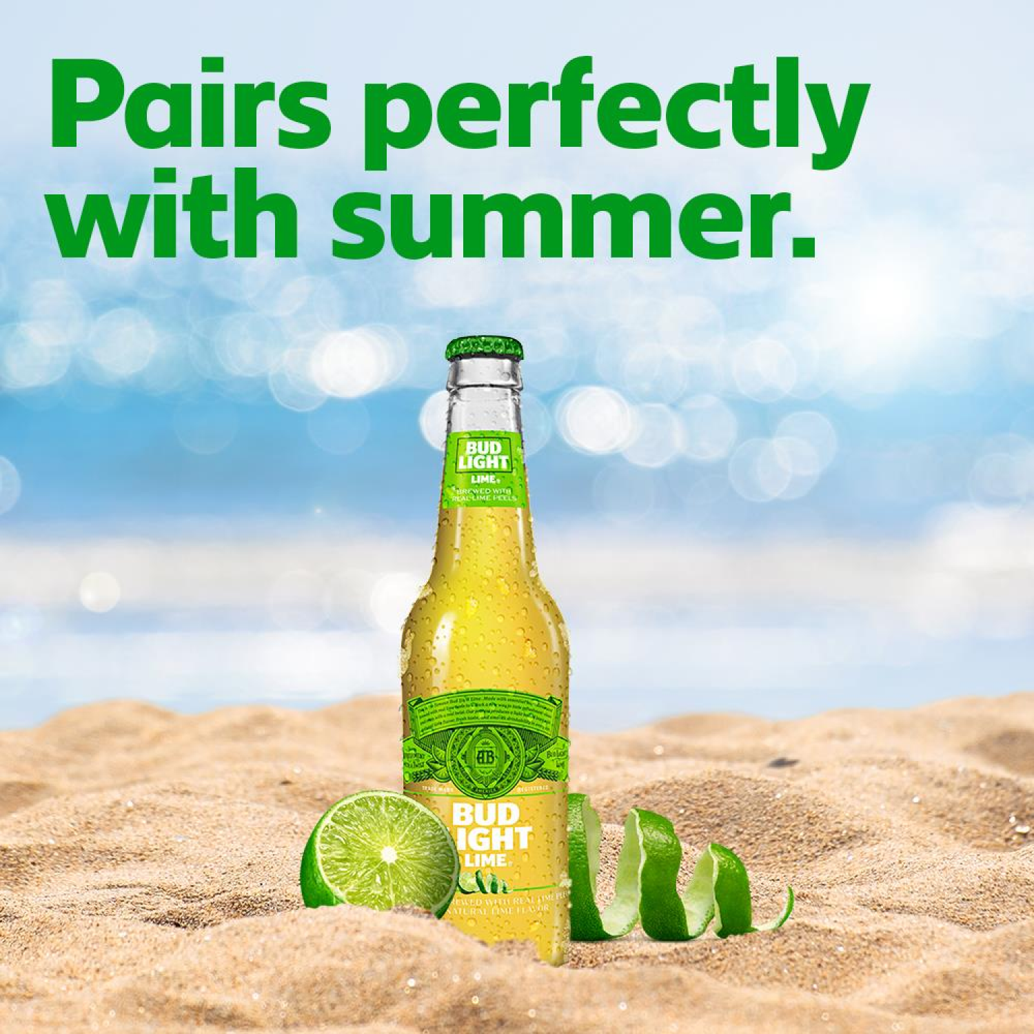 slide 5 of 8, Bud Light Lime Beer, 12 Pack Beer, 12 FL OZ Bottles, 4.2% ABV, 12 fl oz