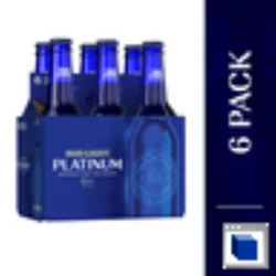 Bud Light Platinum Beer, 6 Pack Beer, 12 FL OZ Bottles, 6% ABV