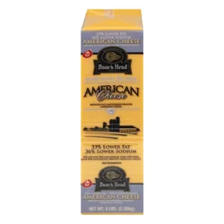 Boar's Head Deli Lower Fat & Sodium Yellow American Cheese (Reg Sliced)