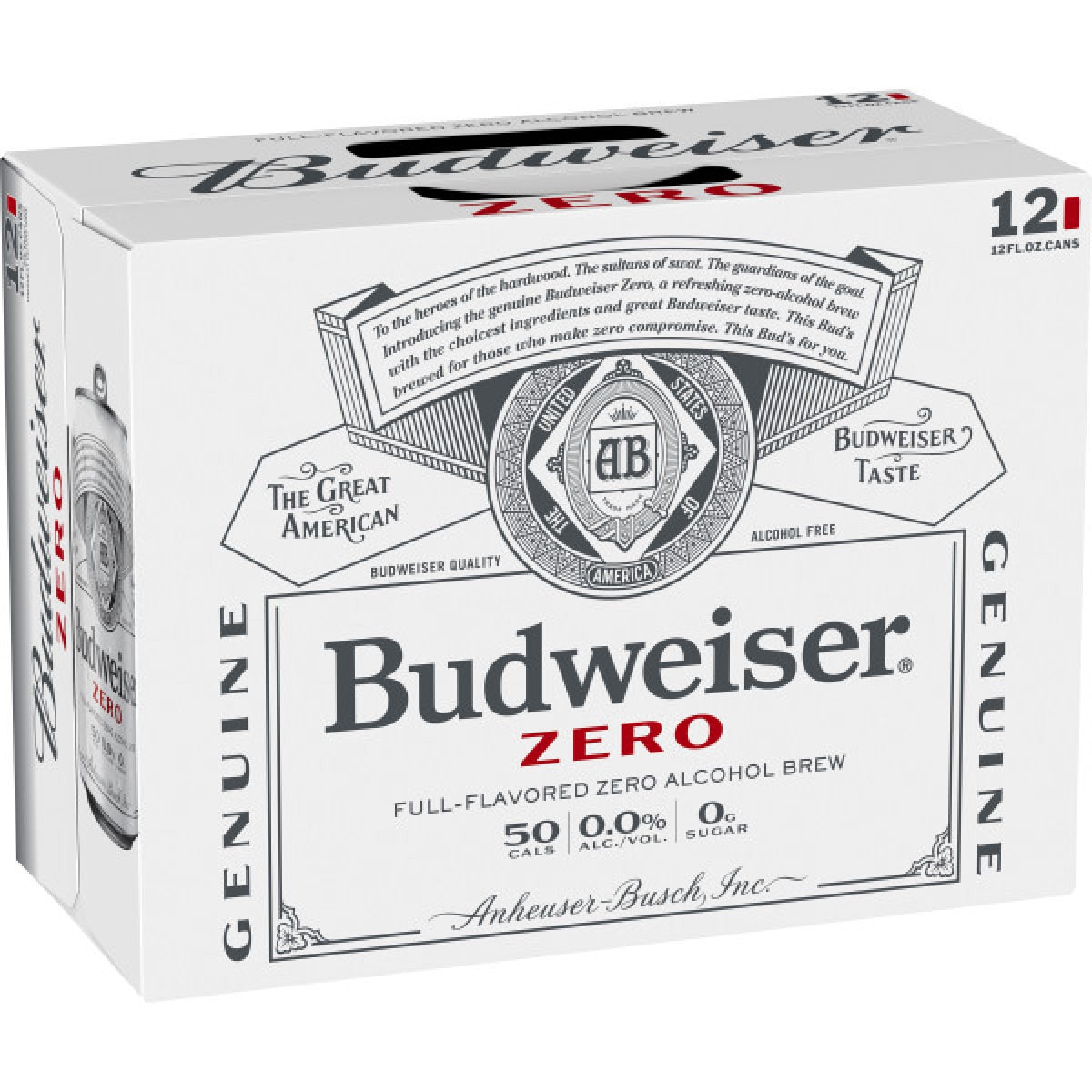 slide 8 of 9, Budweiser Zero Beer, 12 Pack 12 fl. oz. Cans, 12 ct