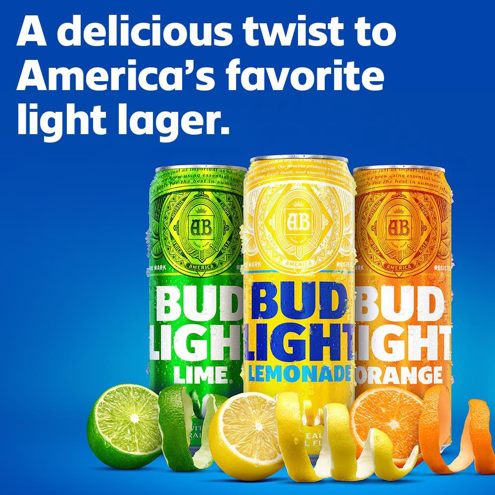 slide 4 of 5, Bud Light Peels Variety Pack Bud Light Lime, Lemonade & Orange Beer Variety Pack Beer, 12 ct; 12 fl oz