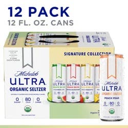 Michelob Ultra Signature Collection Organic Hard Seltzer 12 - 12 fl oz Cans