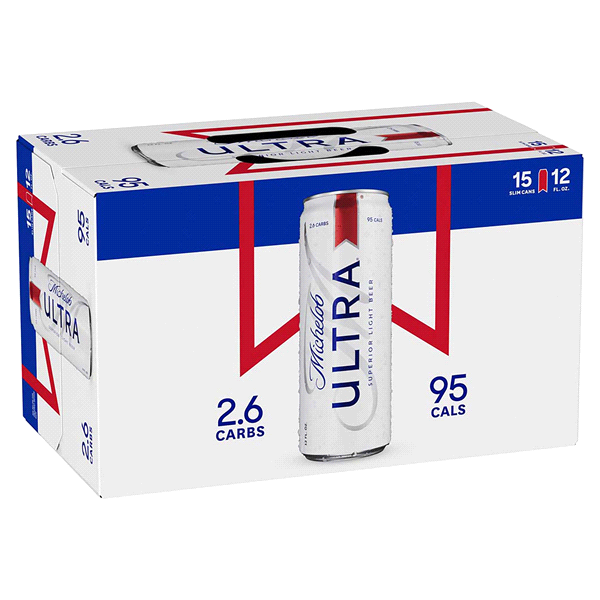 Michelob Ultra 15pk 12oz Can 4.2% ABV