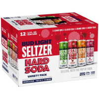 slide 3 of 7, Bud Light Hard Seltzer Citrus Soda, Classic Cola, Orange Soda & Cherry Cola Hard Soda Variety Pack, Gluten Free, 12 Pack, 12 FL OZ Slim Cans, 12 ct; 12 oz