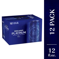 Bud Light Platinum Beer 12 - 12 fl oz Cans