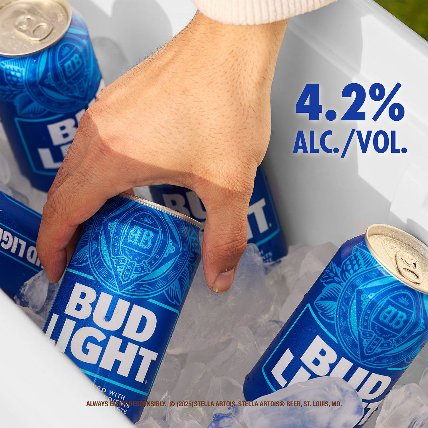 slide 7 of 8, Bud Light Beer, 25 FL OZ Can, 4.2% ABV, 25 fl oz