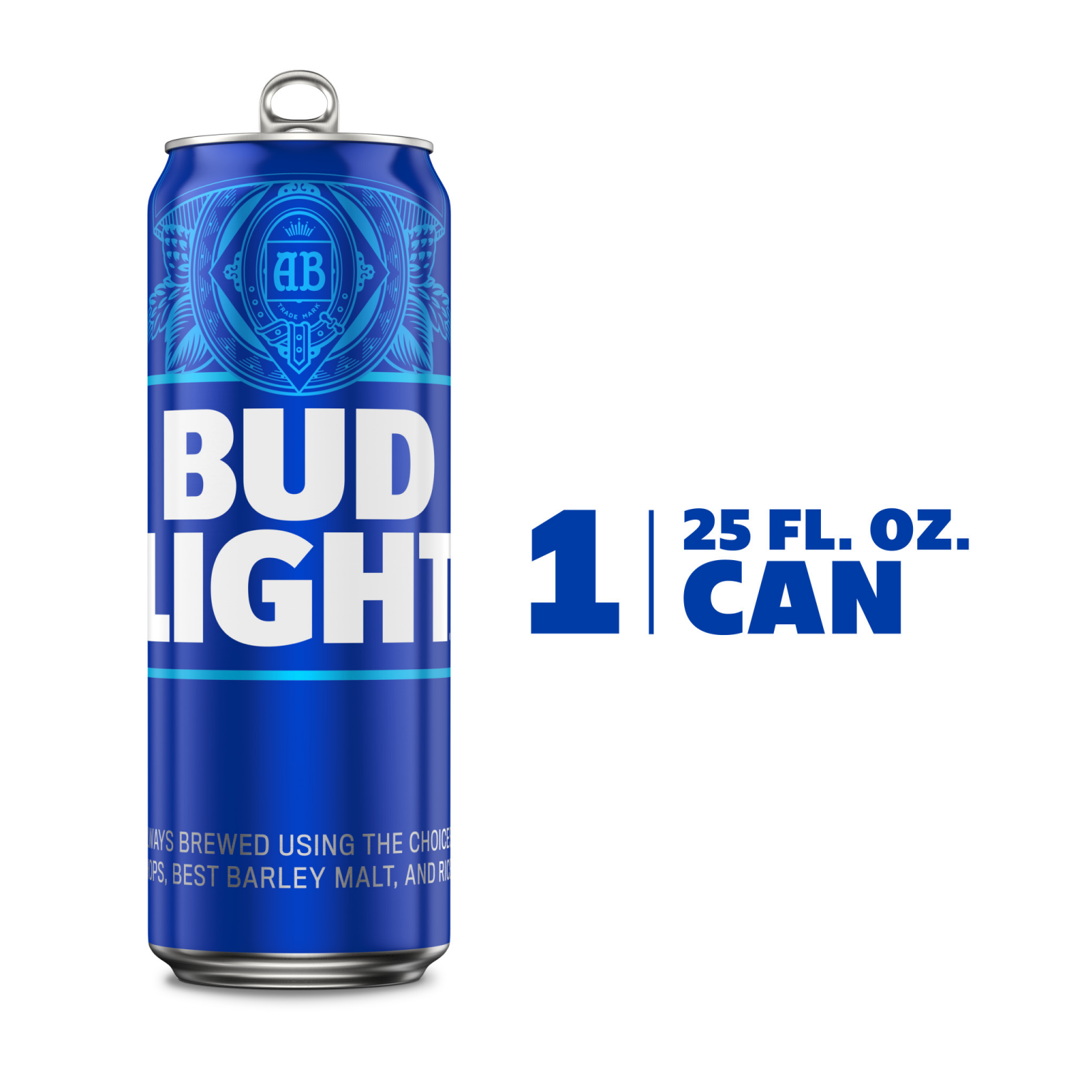 slide 1 of 8, Bud Light Beer, 25 FL OZ Can, 4.2% ABV, 25 fl oz