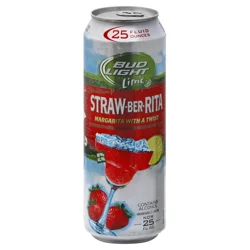 RITAS Straw-Ber-Rita Malt Beverage, 25 fl. oz. Can, 8.0% Alc./Vol., 8% ABV