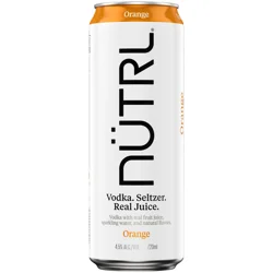 Nutrl Vodka Seltzer Orange 720 ml Single Can
