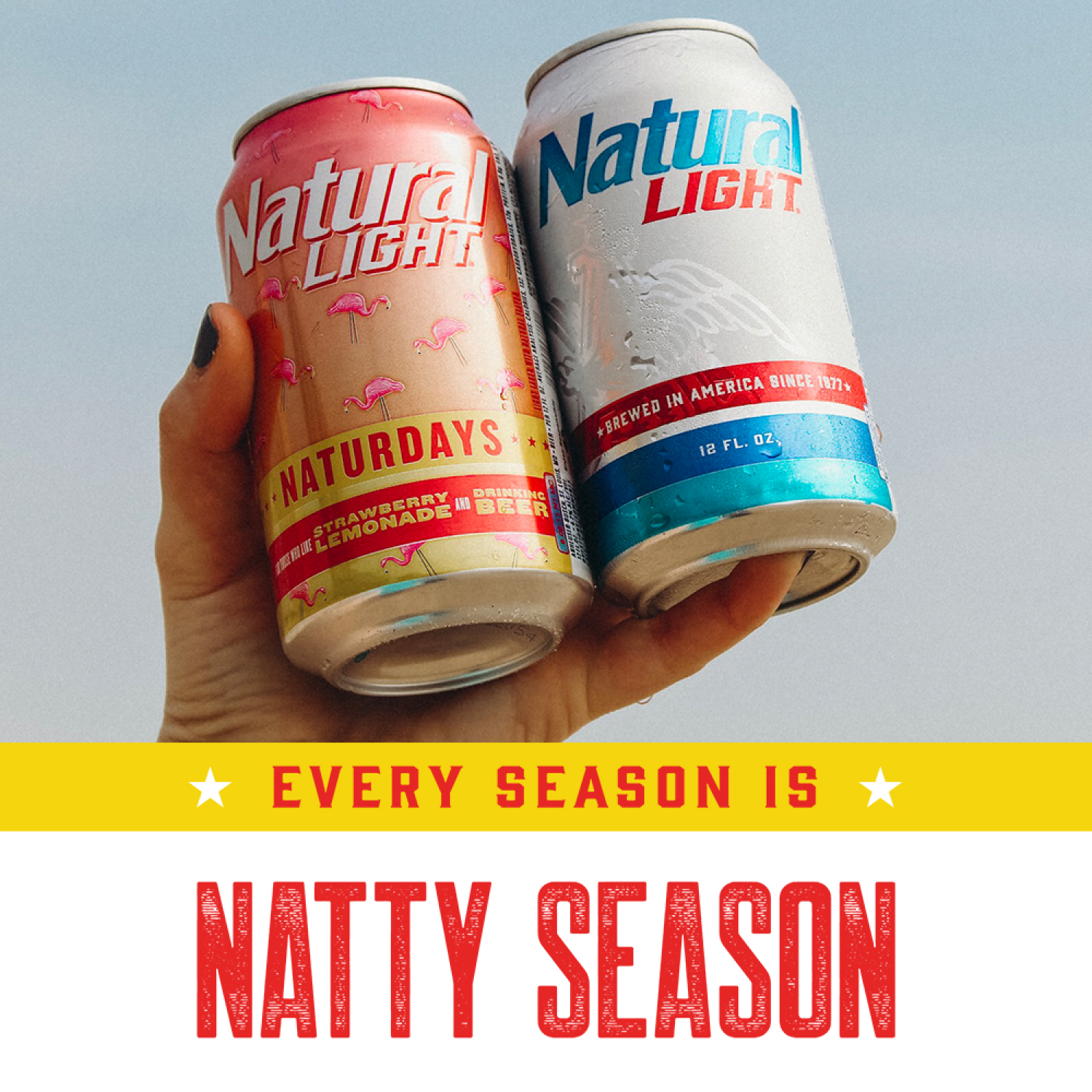 slide 5 of 7, Natural Light Naturdays Light Beer, 30 Pack Beer, 12 FL OZ Cans, 4.2% ABV, 30 ct; 12 oz