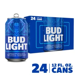 Bud Light Beer, 24 Pack Beer, 12 FL OZ Cans, 4.2% ABV