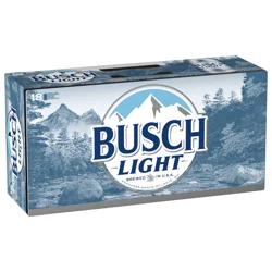 Busch Beer, 18 Pack 12 fl. oz. Cans, 4.1% ABV