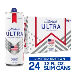 Michelob Light Beer, 24 Pack Beer, 12 FL OZ Cans