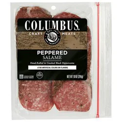 Columbus Peppered Italian Dry Salame - 10 Oz