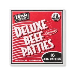 Jemm Burger Deluxe Beef Patties