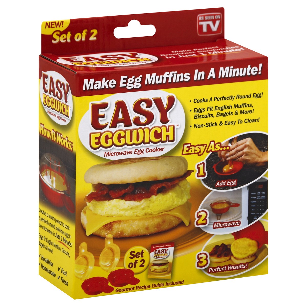 slide 4 of 6, Easy Eggwich Egg Cooker 2 ea, 2 ct