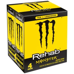 Monster Rehab Lemonade, Rehab Tea + Lemonade