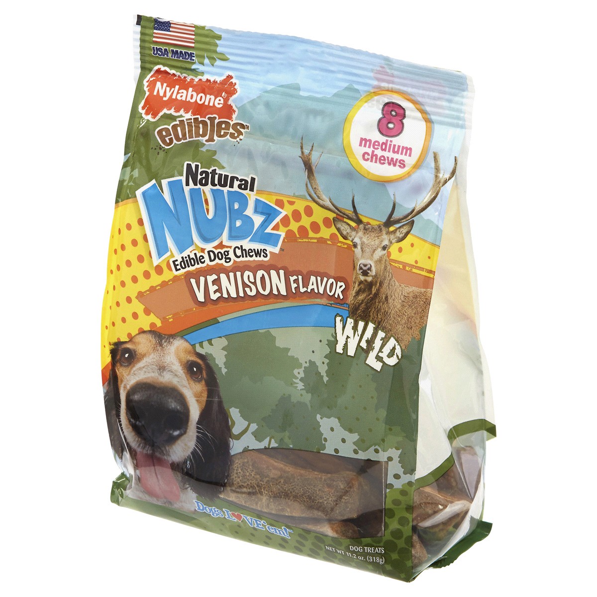 slide 3 of 3, Nylabone Dog Treats 8 ea, 8 ct