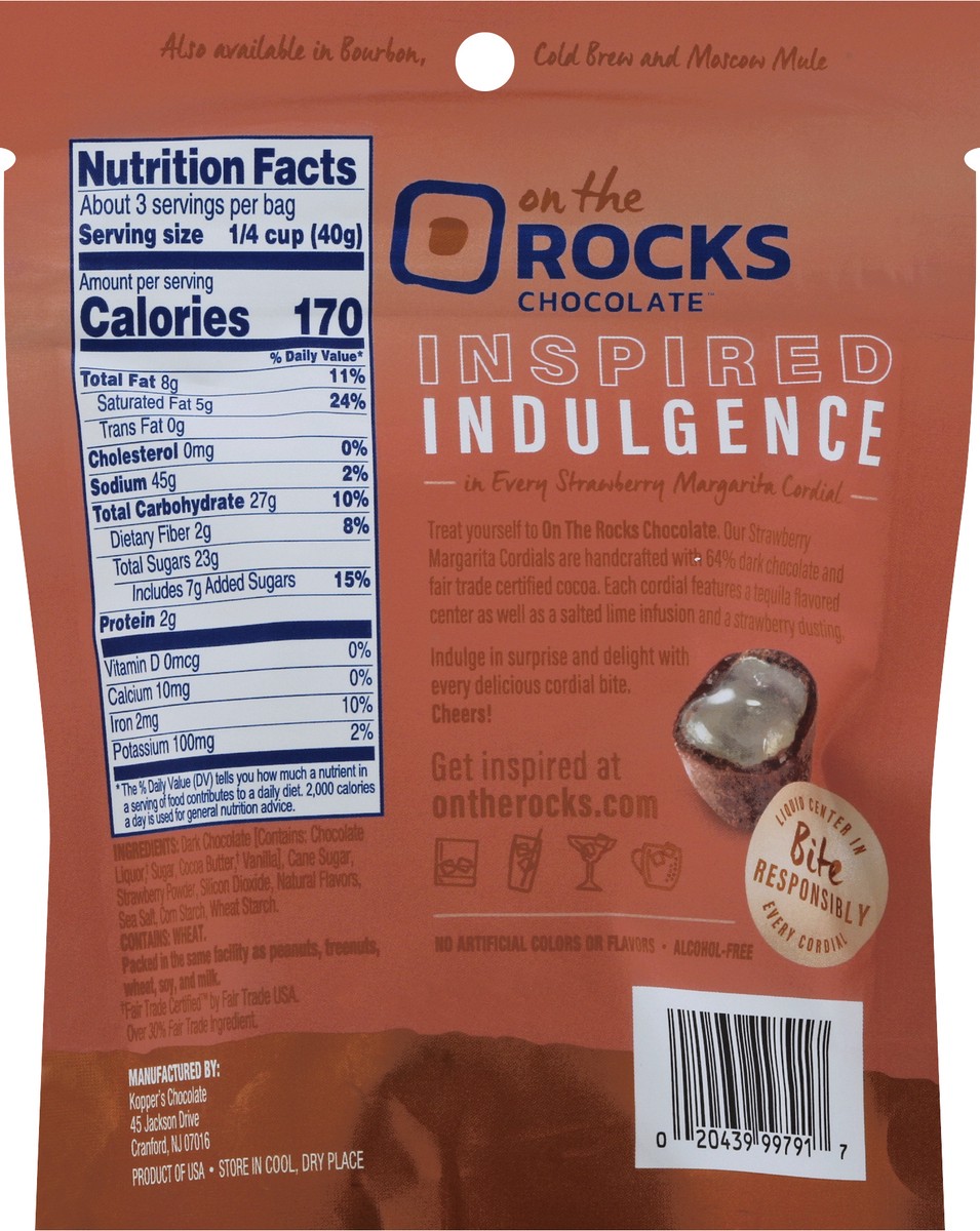slide 9 of 9, On The Rocks Chocolate Cordials 4 oz, 4 oz