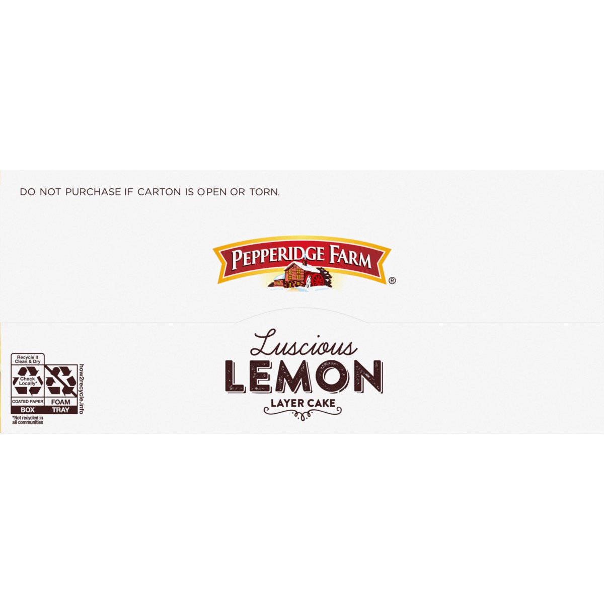 slide 3 of 9, Pepperidge Farm Frozen Lemon Layer Cake, 19.6 oz. Box, 19.6 oz
