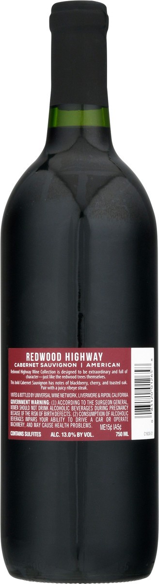 slide 5 of 9, Redwood Highway Cabernet Sauvignon 750 ml, 750 ml