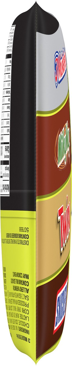 slide 3 of 14, Mars Snickers, Twix, Milky Way & 3 Musketeers Minis Halloween Candy - 30 Ct, 8.57 Oz Bag, 30 ct