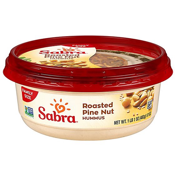 slide 1 of 1, Sabra Roasted Pine Nut Hummus - 17 Oz, 17 oz